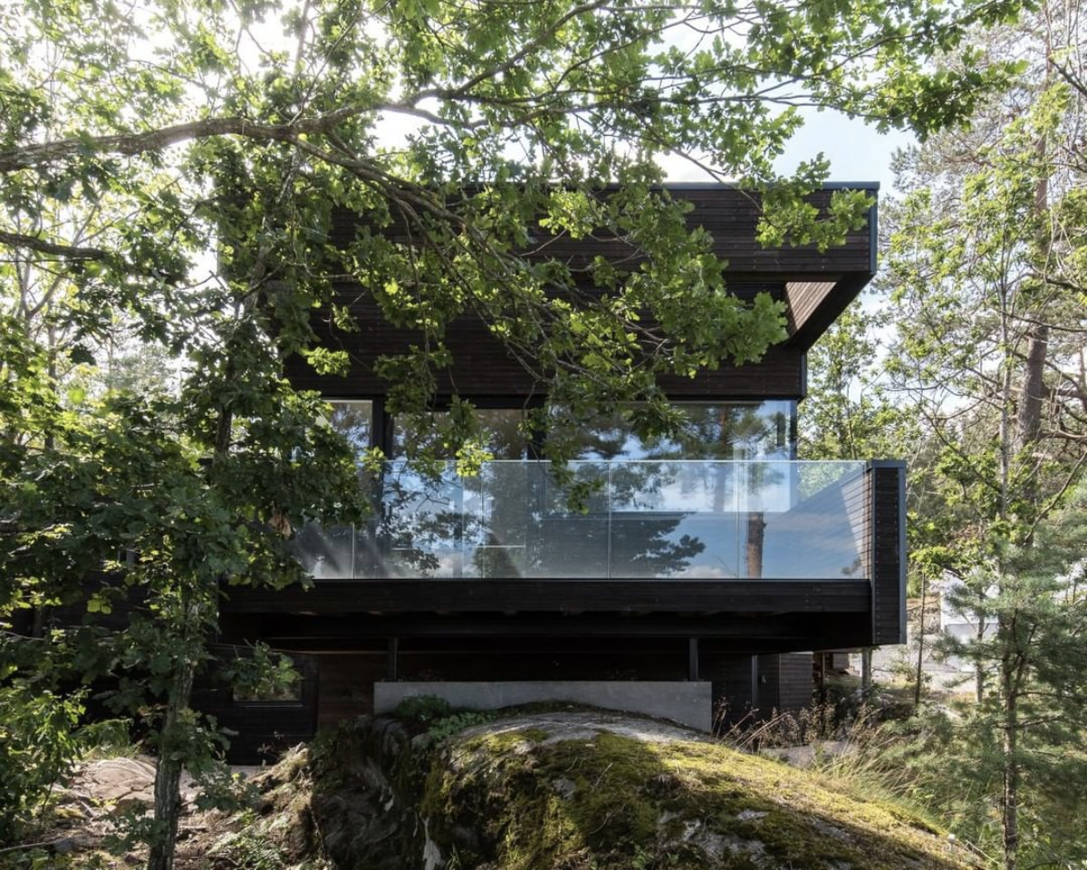 Villa Bamble por Aslak Haanhuus Arkitekter