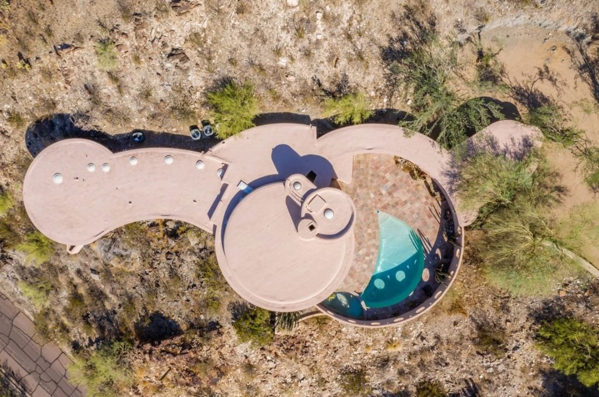 Circular Sun House por Frank Lloyd Wright