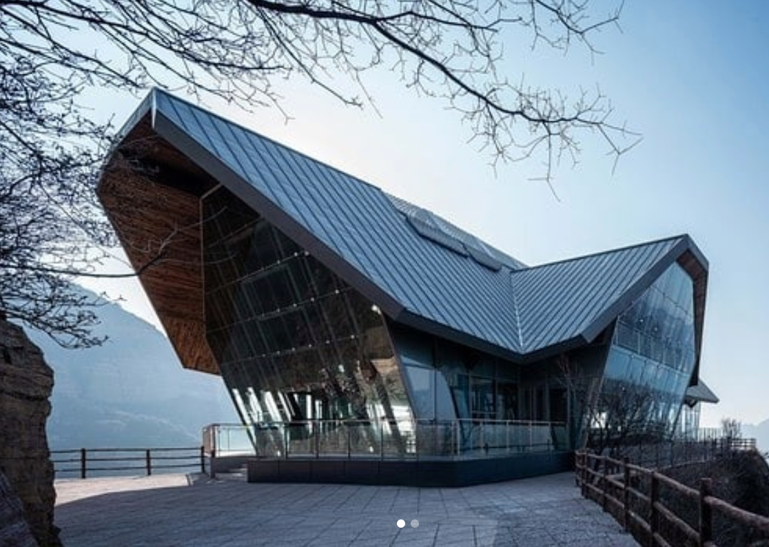 Restaurant on the Cliff por Skyland Architecture