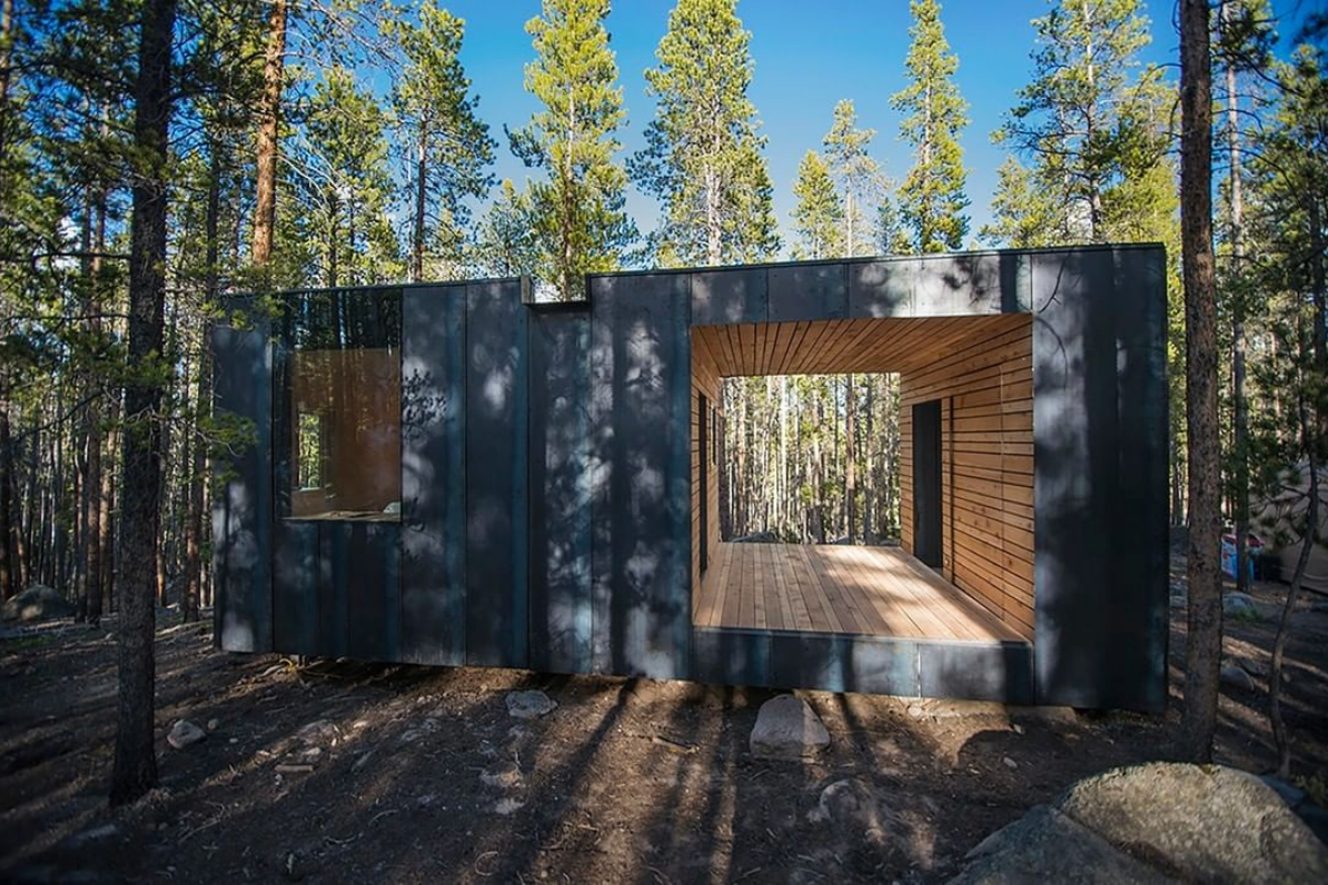 Cabañas por Colorado building workshop y estudiantes