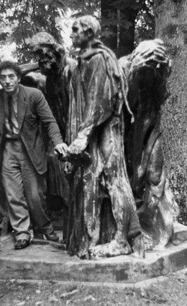 Rodin and Giacometti on a walk across Madrid