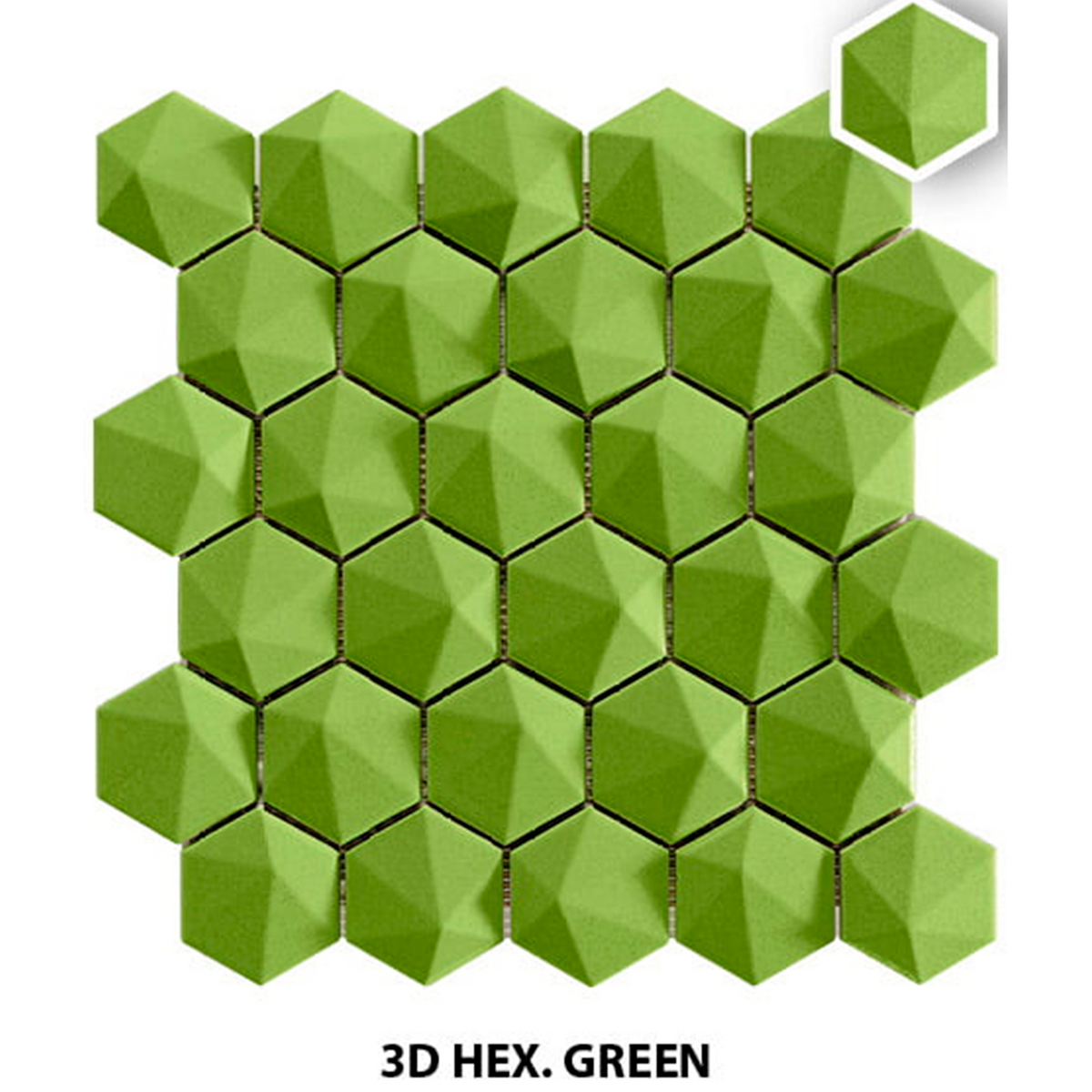 Porcelanato - 3Dhex Green - Arca – Leader and Supplier of Natural Stone ...